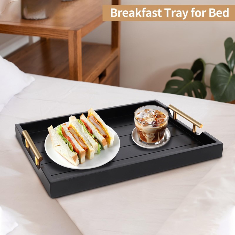 SXNOWS Coffee Table Tray - Large Ottoman Tray for Living