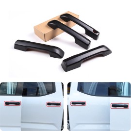 xiaoerdian2020 For Toyota Tundra 2022+ Matte Black ABS Car Outside Handle Trim Cover