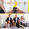 MTLEE 2 Pcs Small Award Trophy Top Banana Quacktastic Duck