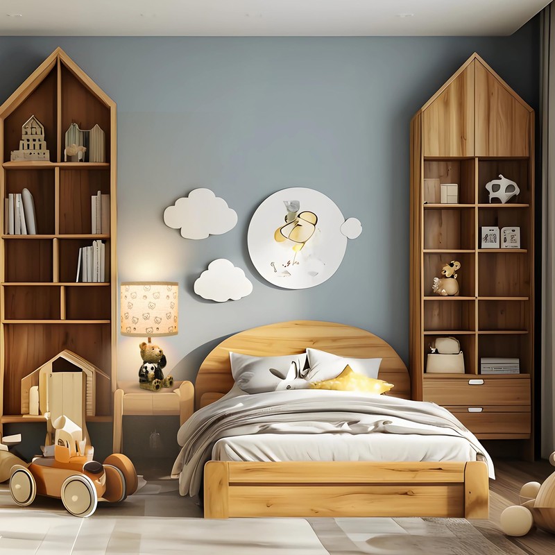 Hamucd Small Bear Table Lamp for Bedroom Nightstand Decor,Animal Nursery