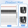 BOHUIZ 12Pcs White Barber Pencil with 2 Sharpener, Magic Hairline