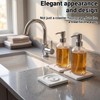 6 PCS Water Absorbing Stone Tray for Sink, 4" X