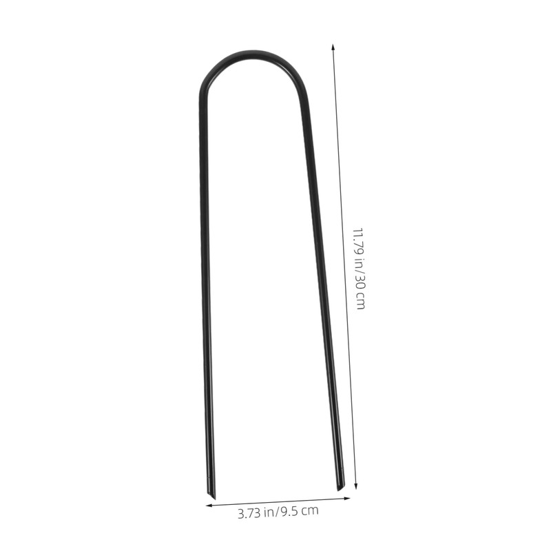 BIUDECO 4pcs Trampoline Stakes Anchors Tent Pegs U-Shaped Stakes Professional