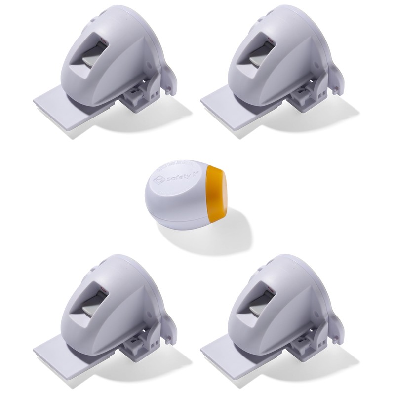 Safety 1st Adhesive Magnetic Cabinet Locks, Includes 4 Child Locks