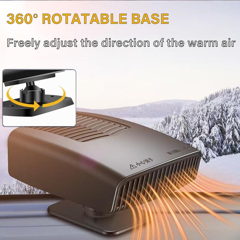 12 Volt Car Heater that Plugs into Cigarette Lighter, 150W