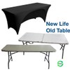 Urby Elastic Table Clothes for 6 Foot Rectangle Tables Fits