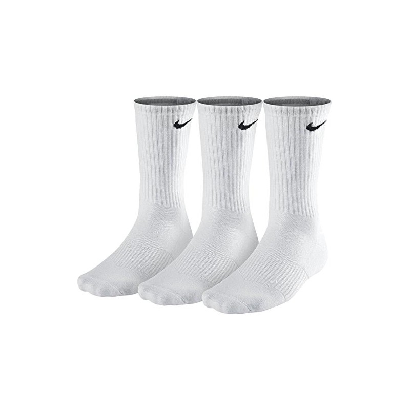 Nike 3P Cotton Cushion Crew Socks + Moisture Management SX4700