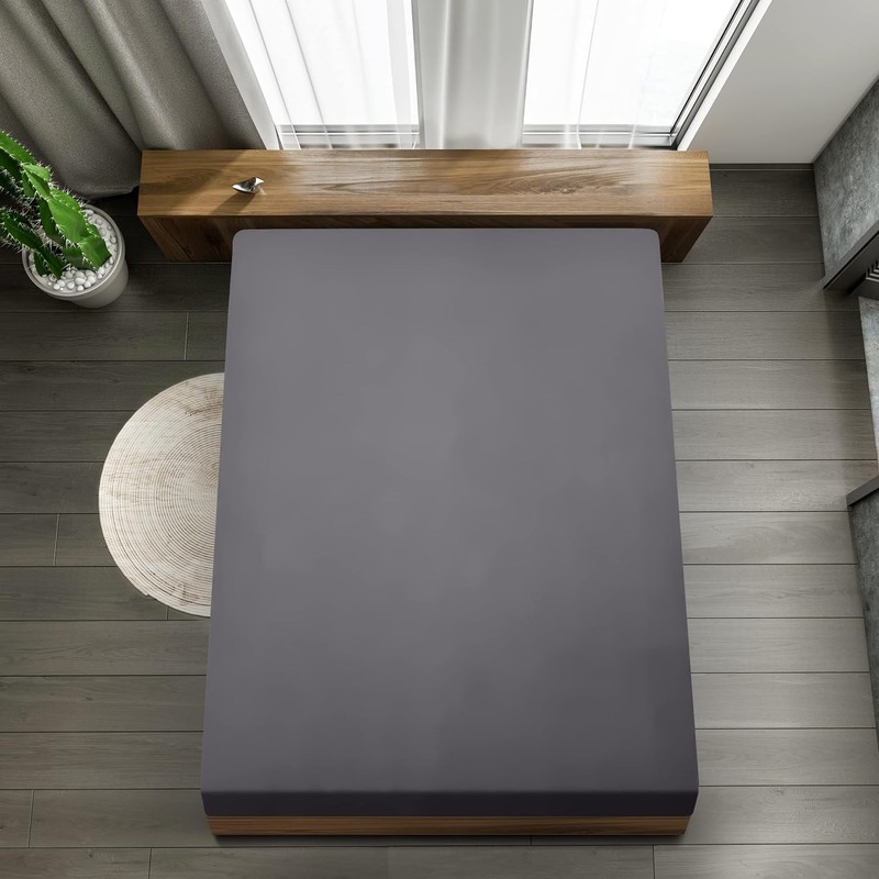 Utopia Bedding - Fitted Sheet 200 x 200 cm up