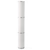 IKEA Vidja Standing Floor Lamp And 6 Bulbs; Round White