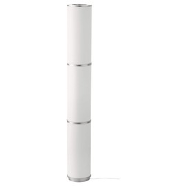 IKEA Vidja Standing Floor Lamp And 6 Bulbs; Round White