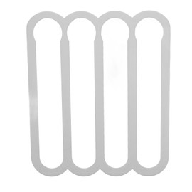 Wall Capsule Holder Compatible For VertuoLine Capsule Pods Vertically Horizontally Mounted Coffee Capsule Rack Storage White