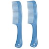 JUVITUS 5 Pack of Comb 8.6" with Handle Light Blue