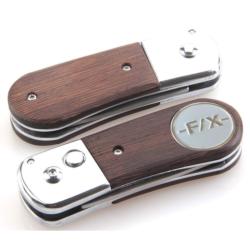 Premium Divot Tool with Real Wood Fitting, Pitchfix de Luxe,