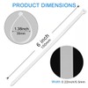 Aroono Cable Zip Ties, 25 Pack White 0.22 x 6