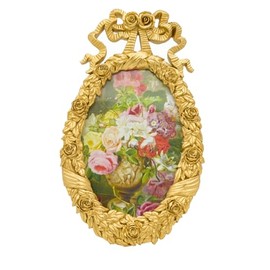 Willump Framed, Victorian look, perfect furnishing jewellery, pendant of the work surface and walls are the best gifts, the display 12.5 x 17.2 cm (V15-gold)