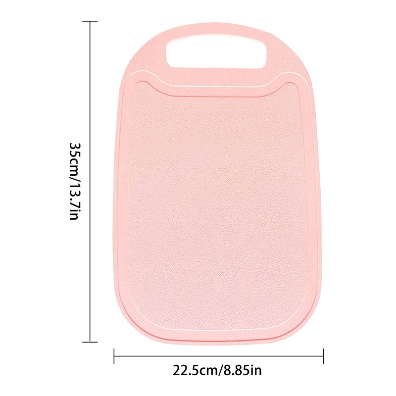 Cutting Board for Kitchen, Wheat Straw Chopping Boards with Juice