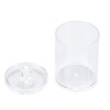 Cotton Pads Holder - Transparent Round Acrylic Cotton Pads Storage