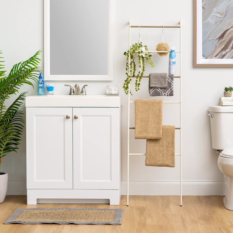 IRIS USA Clothing Rack, Blanket or Garment Ladder, Easy to