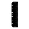 Filofax B213609 Black Ruler
