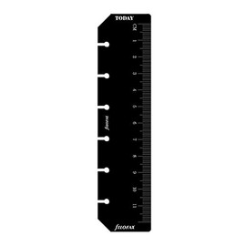 Filofax B213609 Black Ruler