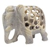 Stone Elephant Mom with Baby in Tummy Statue/Sculpture - Impossible