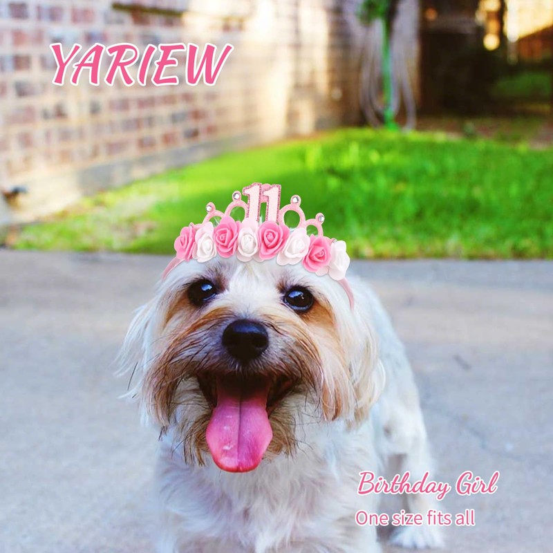 YARIEW 11th Birthday Headband