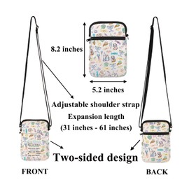 FUSTMW Horror Queen Gifts Crossbody Bag Gifts for Fans Bad Witches Movie Inspired Gifts, Evil Queen Bag C