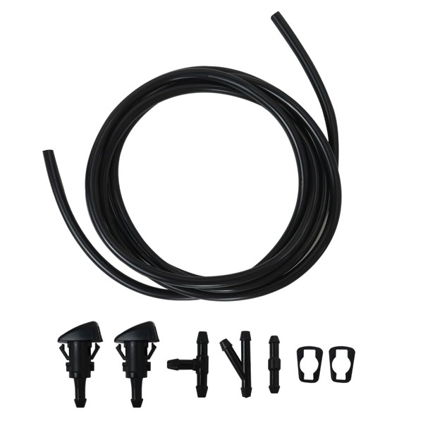 New Car Windshield Washer Squirter Nozzle Spray Jet Kit Fluid