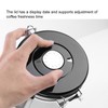Coffee Beans Canister with Exhaust Valve Stainless Steel Storage Sealing