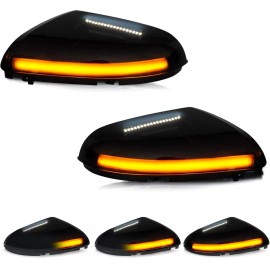 D-Lumina Smoked LED Side Mirror Turn Signal Light For Dodge Ram 1500 2500 3500