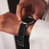 sourcing map Elastic Nylon Watch Band 22mm One-Piece French Watch