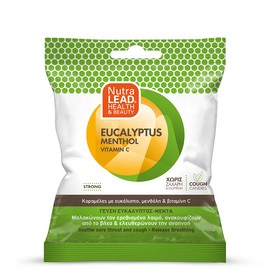 Nutralead Candies with with Eucalyptus Menthol and Vitamin C (Eucalyptus - Menthol Flavor), 40gr