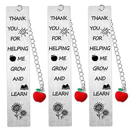 3 PC Teacher Gifts Teacher Appreciation Gifts Bookmark Gifts Bookmark for Teacher Thank You Bookmark for Teacher Graduation Retirement Birthday Gifts from Students