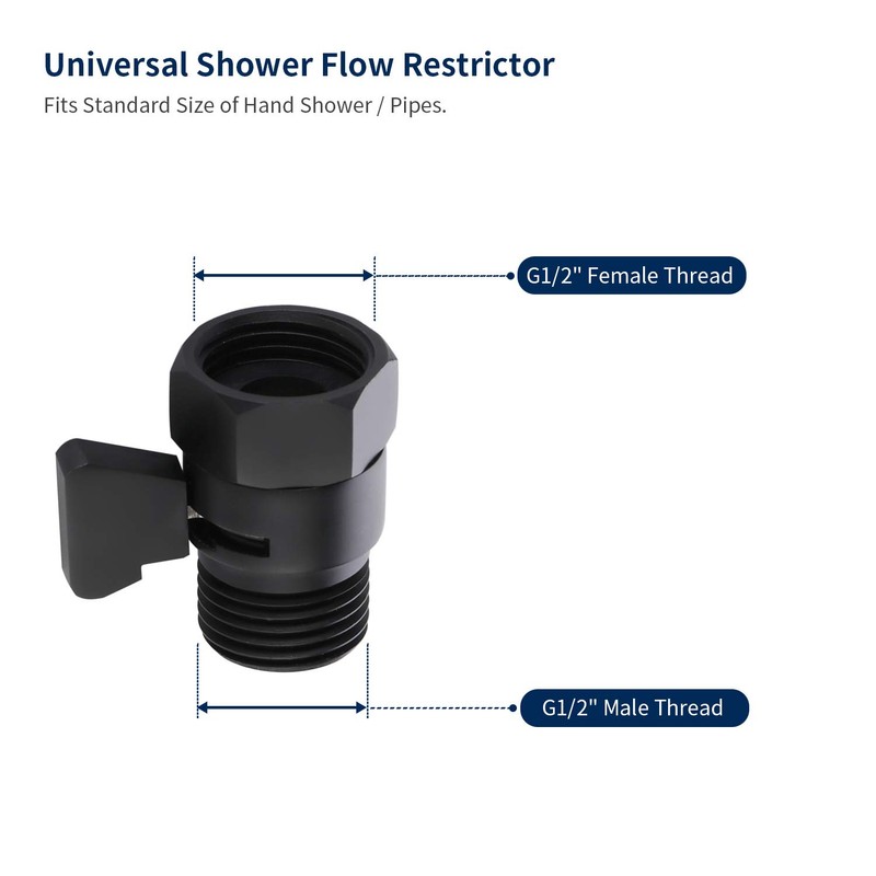Tenfe Water Flow Control Valve, Brass Shut Off Valve Adjust