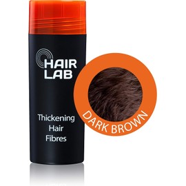 HairLab 100% Organic Hair-Thickening Keratin Fibres for Concealing Hair Loss and Thinning Hair -15g Dark Brown