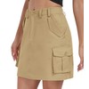 MoFiz Skirt Women's Summer Cotton Golf Skirt Tennis Skirt High
