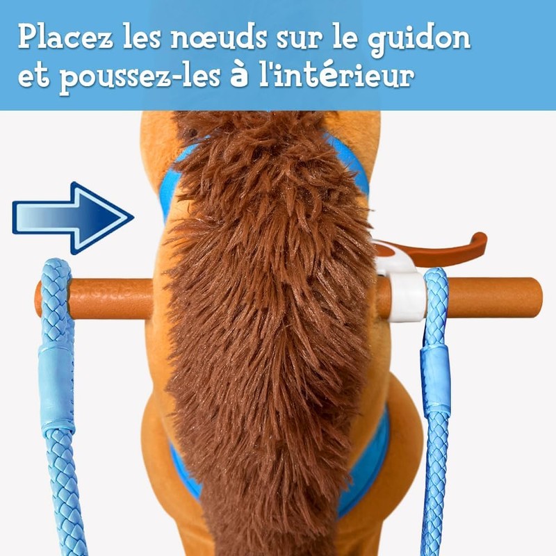 PonyCycle Horse Riding Reins (85 cm) - Blue