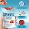 Magnesium Bisglycinate Gummies, with 400mg Magnesium Bisglycinate Chelate, Sea Salt,