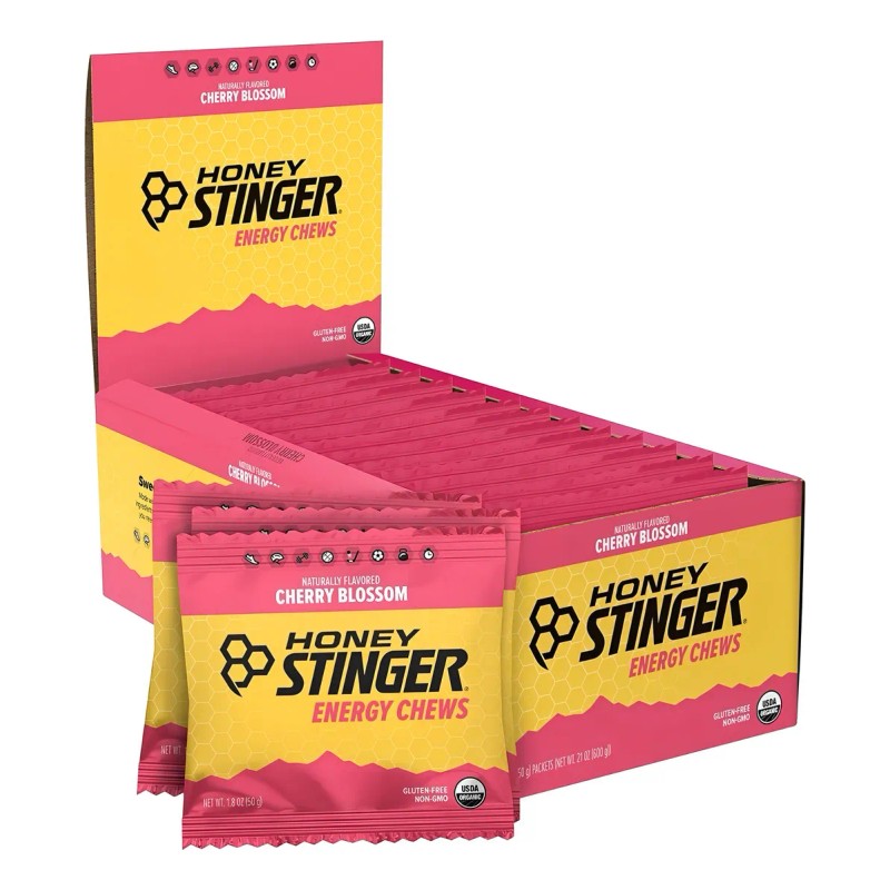 Honey Stinger Gomitas Energéticas 12 Pack Sabor Cherry Blossom