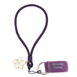 Asterom Women's Walking Cane Accessory - Fashionable Cane Wrist Strap, Purple