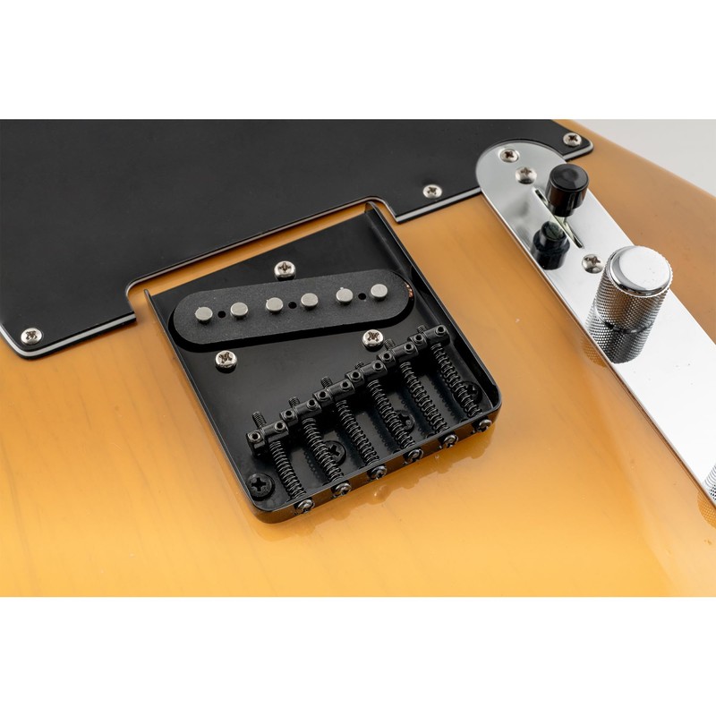 Musiclily Pro 54mm Telecaster Bridge Vintage 6 Barrel Saddles for