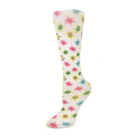 Cutieful 'Knee High Compression Socks 8-15 mmHg' Footwear (Bright Turtles, Women's Shoe Sizes 5-11)