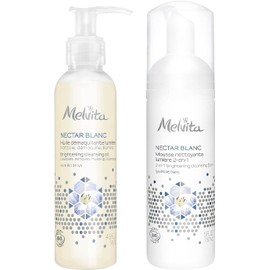  Melvita NB Cleansing   Whipping Cleansing Oil Facial Foam, Organic Facial Wash Floral Set