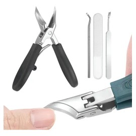 4pcs Cortaúñas Biselado Pico Águila Super Afilado Alicates                                                                                            