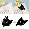 8pcs Cat Magnetic Bookmarks Cute Black Cat Bookmarks for Women