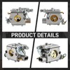 Carbbia 309376002 Carburetor w/Tune up Kit for Ryobi RY3714 RY3716