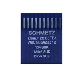 Schmetz 10 Needles 134 R for 80 Suk