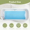 AmazerBath Non-Slip Shower Mat - 40 x 16 Inches Clear