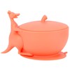 Cute Silicone Baby Feeding Bowl Spoon Set with Suction Base