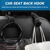 Mandark 2PCS Car Seat Headrest Hooks, Leather Vehicle Seat Back